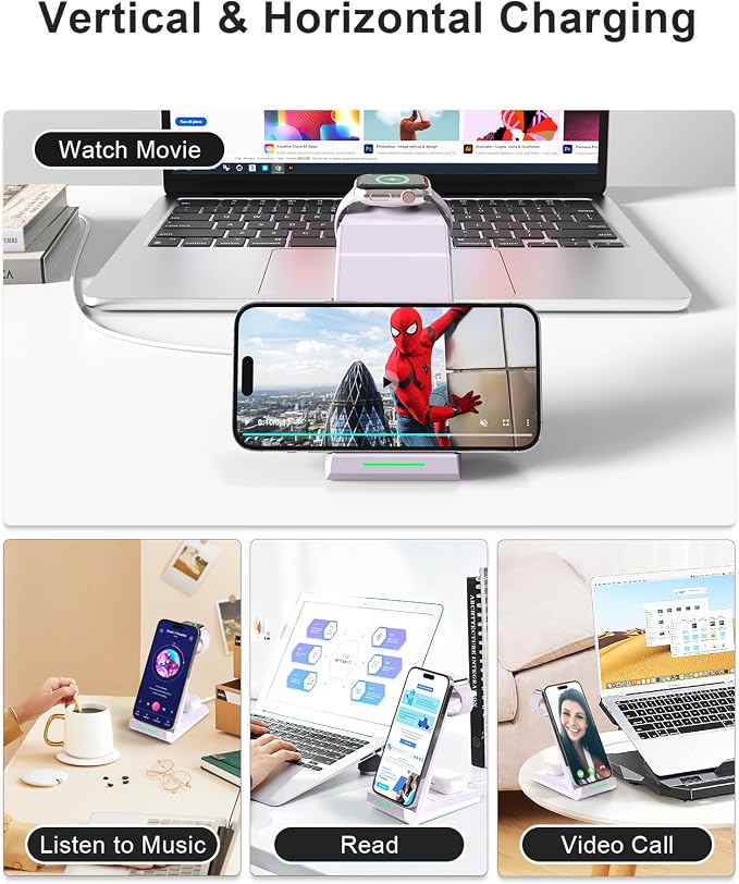 Wireless Charging Station for iPhone - Image 4