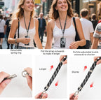 3-in-1 Adjustable Phone Lanyard Crossbody Cell Phone Neck Strap Universal - Image 6