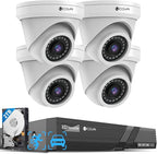 4COVR NVR Security Camera System, 8MP H.265 NVR by 4COVR
