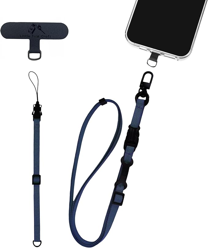 Cell Phone Strap Adjustable Wrist Strap Crossbody Cellphone Holder Extra Long by LittleFireCraft