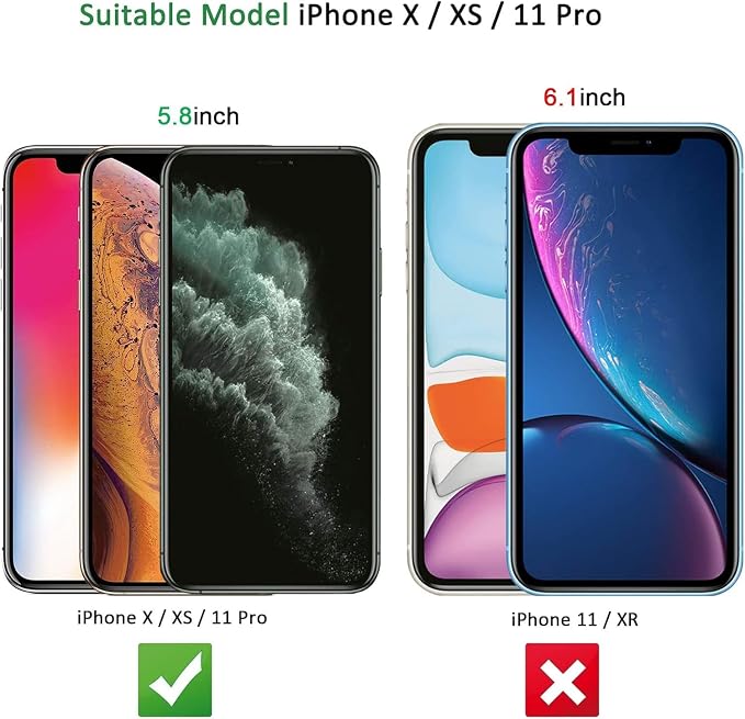 NEW'C 3 Pack Designed for iPhone 11 Pro and iPhone X and iPhone XS Screen - Image 4