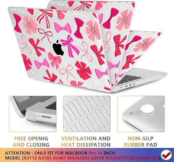 CISSOOK Compatible with MacBook Pro 14 inch 2024 2023 2022 2021 Release M4 M3 - Image 3