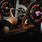 RitFit Bumper Plates, Colored Fleck-Rubber Weight Plates - Image 7