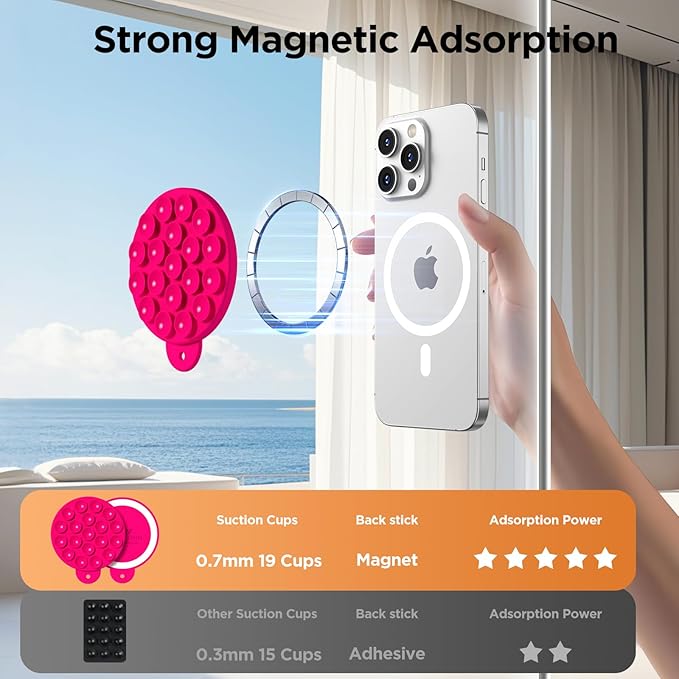 Magnetic Suction Cup Phone Mount - Image 4