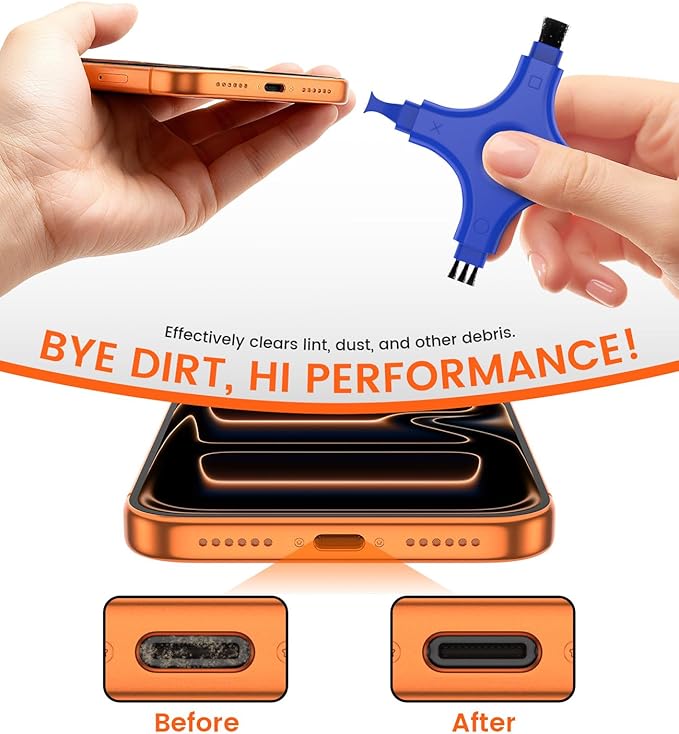 Port Cleaner for iPhone, CODOGOY Charging Port Cleaning Kit - Image 3