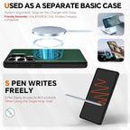 TUCCH Wallet Case for Galaxy S25 Ultra, 2 in 1 Wrist Strap RFID Blocking PU - Image 4