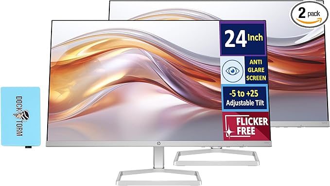 HP Series 5 524sf Monitor 24" IPS FHD 300 nits Display, -5 to +25 Degrees by HP