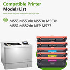508A Toner Cartridge Combo Pack Compatible 508A 508 Toner Cartridges CF360A - Image 2