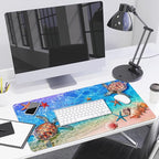 Lokigo Sea Turtle Desk Pad, Waterproof Large Mouse Pad - Image 7