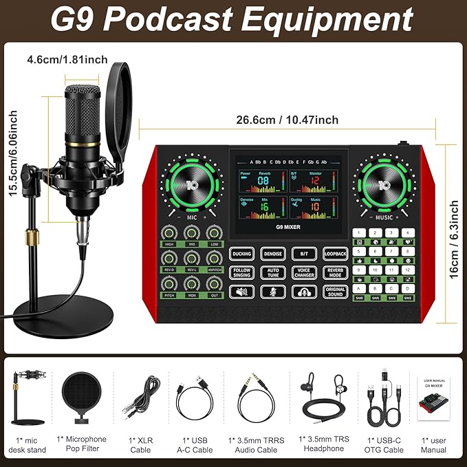 G9 Podcast Microphone Bundle - Image 2