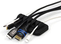 Desktop Cable Organizer, Eco-Friendly Silicone, No Bad Smell, Bundled by ENVISIONED