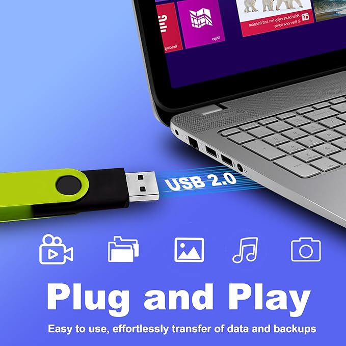Thumb Drive 2GB USB Flash Drives 20 Pack 2 GB USB 2.0 Jump Drives Multipack - Image 3