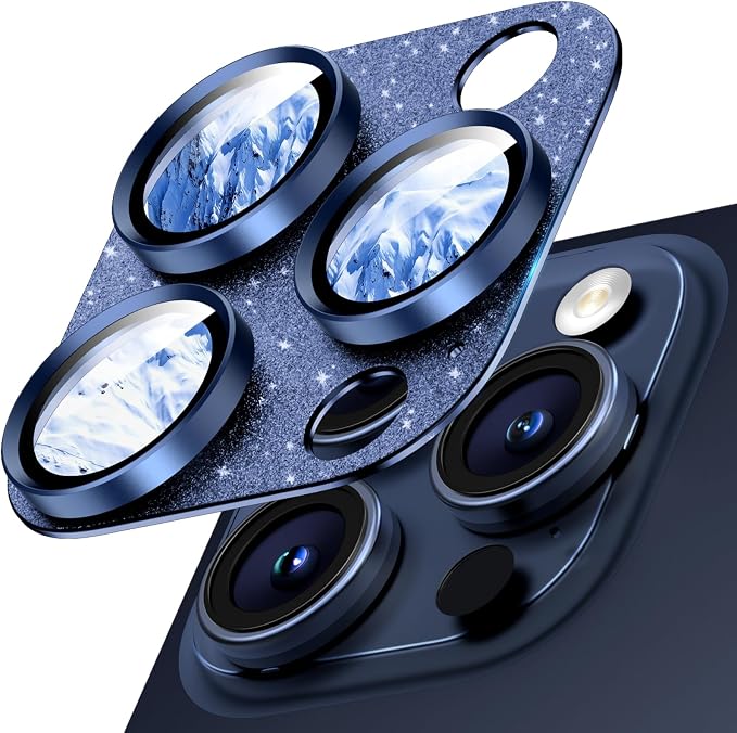 Camera Lens Protector for iPhone 16 Pro Max/16 Pro/15 Pro Max/15 Pro/14 Pro by WumigooProducts
