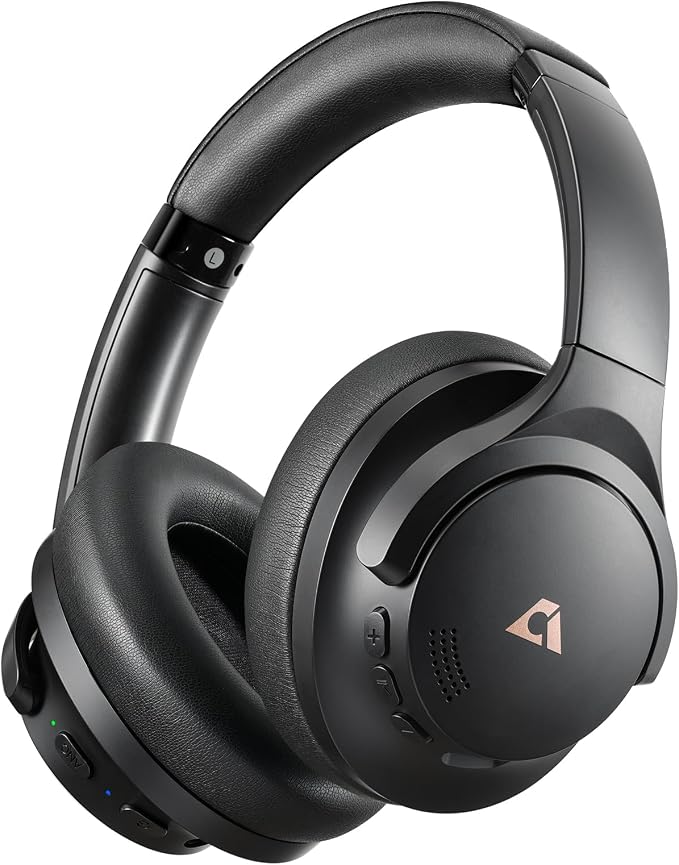 1Mii Y8 Active Noise Cancelling Headphones, Wireless Headphones Over Ear by 1Mii
