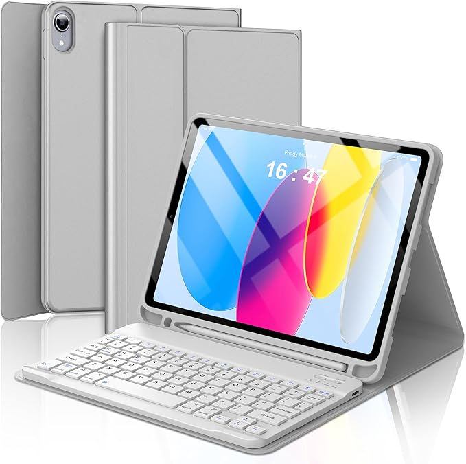 Keyboard Case for iPad 10th Generation 2022 10.9-inch by DDINGRICH