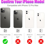 AGVEE 3+3 6 Pack for iPhone 12 Pro Max 6.7" Camera Lens Cover Protector - Image 2