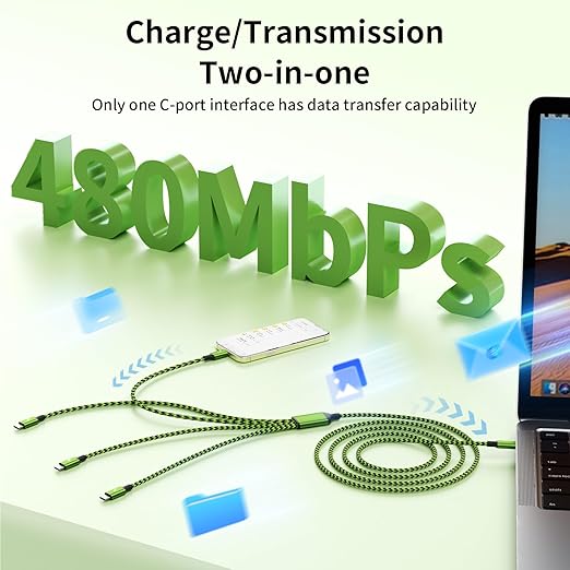 USB C Splitter Multi Charging Cable - Image 3