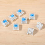 Sibba 40 Pcs Mechanical Keyboard Switches 3 Pin Blue Keyboard Clicker - Image 7