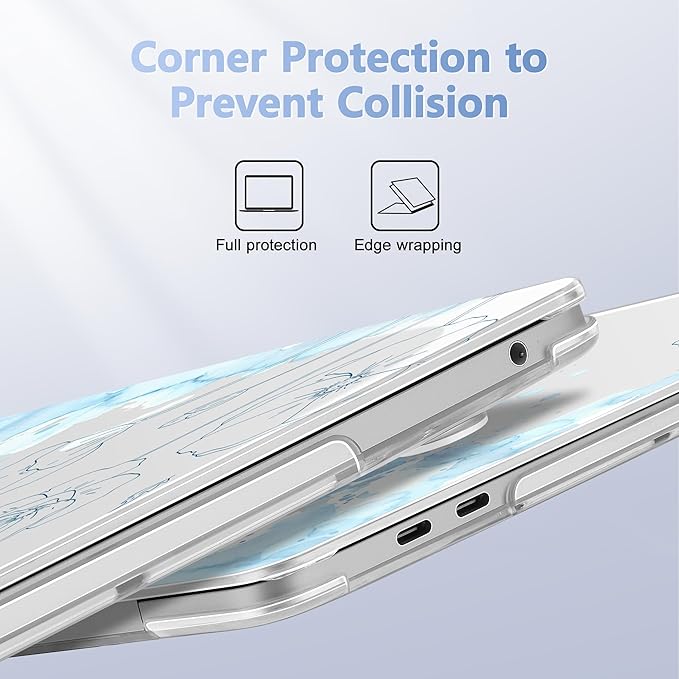 Case for MacBook Pro 13 inch with/Without Touch Bar, Hard Shell + Keyboard - Image 3