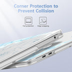 Case for MacBook Pro 13 inch with/Without Touch Bar, Hard Shell + Keyboard - Image 3