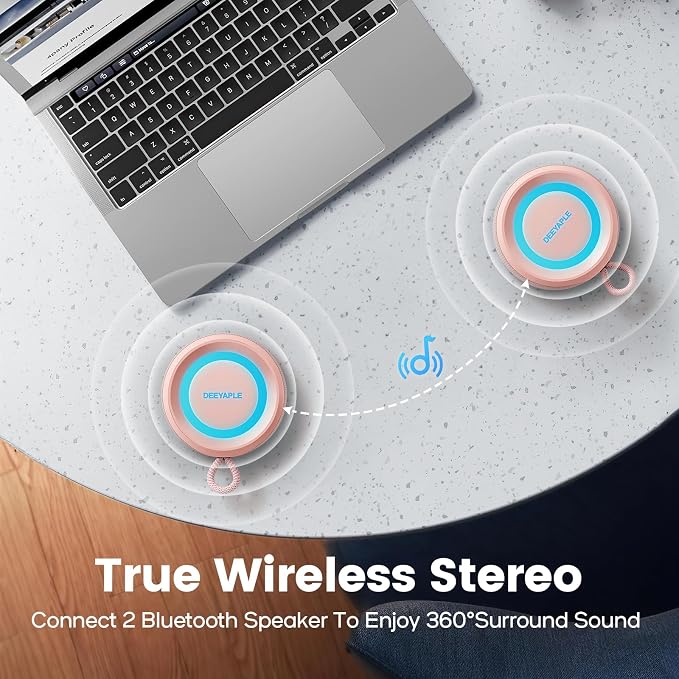 Bluetooth Speaker Wireless, IP67 Waterproof & Dustproof Portable Speaker - Image 6