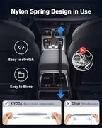 Coiled USB C to Lightning Cable 3FT, 2 in 1 iPhone 15 Charger Cord - Image 6