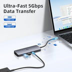 USB C Docking Station Dual Monitor, LIONWEI Laptop Docking Station 3 Monitors - Image 7