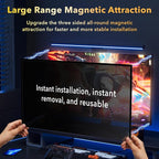 Magnetic 2 Pack Invisible Hidden Design Computer Privacy Screen Filter 24 Inch - Image 2
