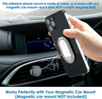 Phone Ring Holder Finger Kickstand, 360° Rotation Metal Phone Grip - Image 3