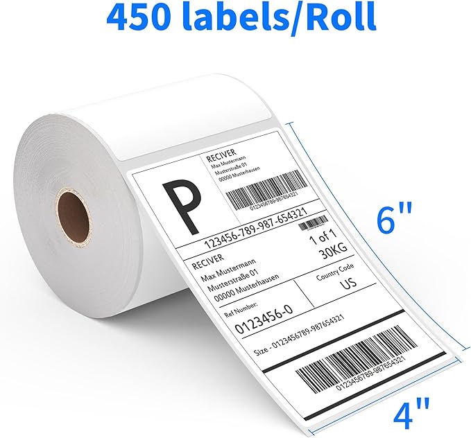 Thermal Shipping Labels, FungLam Mailing Postage Shipping Label Compatible - Image 2