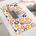 Mouse Pad Large Vintage Flowers Non-Slip Game Desk Mat - Image 5
