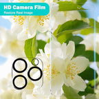 3 Pack for iPhone 16 Pro Privacy Screen Protector +2 Camera Lens 9H+Full Cover - Image 8