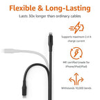 Amazon Basics USB-2.0 Type C to Lightning Cable, 10 ft - Image 3