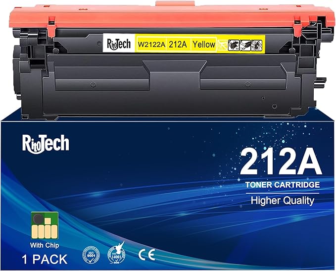 212A Yellow Toner Cartridge, Compatible Replacement by RitoTech