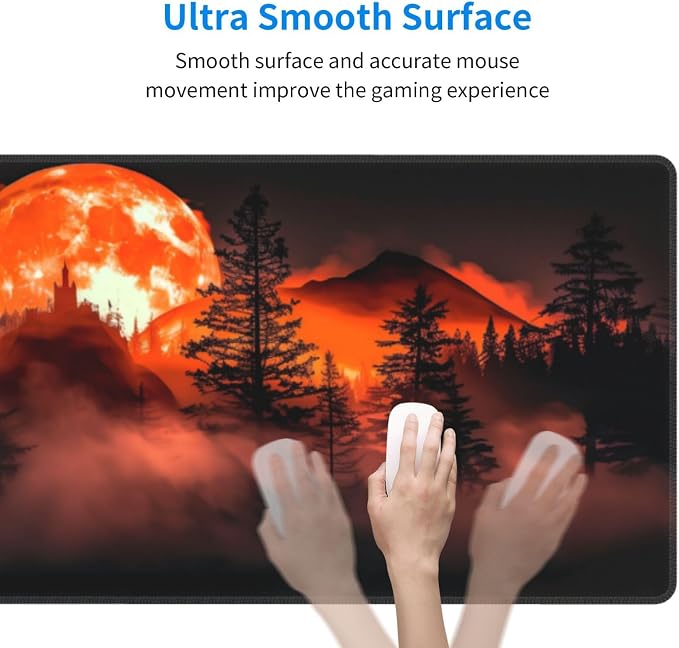 Extended Gaming Mouse Pad, Large Desk Mat XL Anime Mouse Pad Waterproof - Image 4