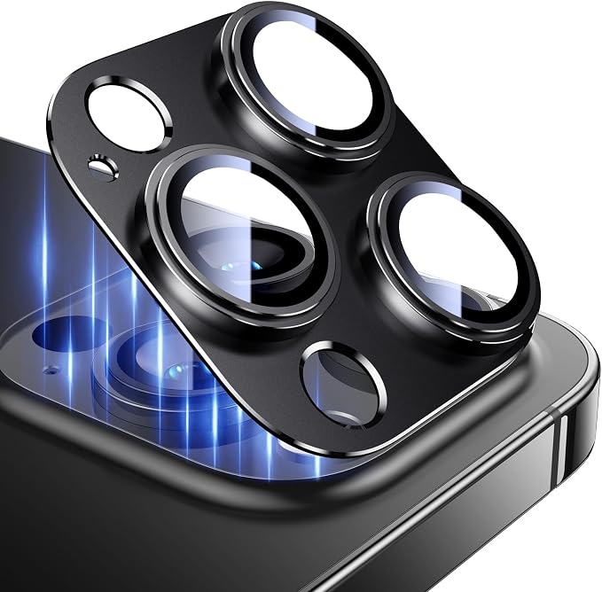 Esanik Upgrade 2 Pack for iPhone 14 Pro/iPhone 14 Pro Max Camera Lens Protector by Esanik