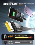 JOYROOM Retractable Car Charger 84W Car Charger USB C - Image 3