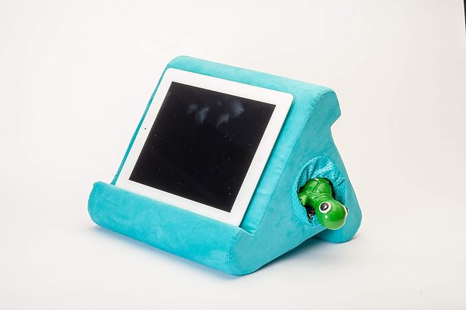 Flippy Tablet Stand with Cubby Storage and Multi-Angle Viewing - Image 3