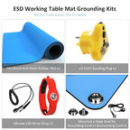 KooMall 24 x 16 Inch ESD Rubber Mat Kits, Anti Static Table Floor Pad - Image 6