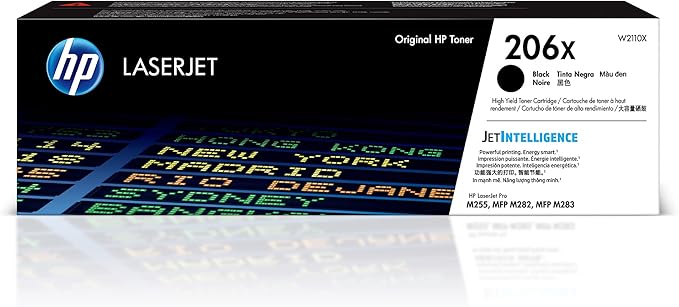 HP 206X Black High-yield Toner Cartridge | Works by HP
