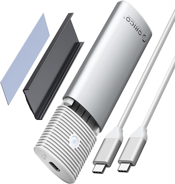 ORICO M.2 NVMe SATA SSD Enclosure Adapter Tool-Free, USB C 3.2 Gen 2 10Gbps NVMe by PioneerDataSolutionPowerYourFuture