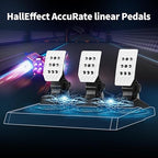 DOYO Racing Pedals, PC Gaming Steering Wheel Metal Pedal Set - Image 6
