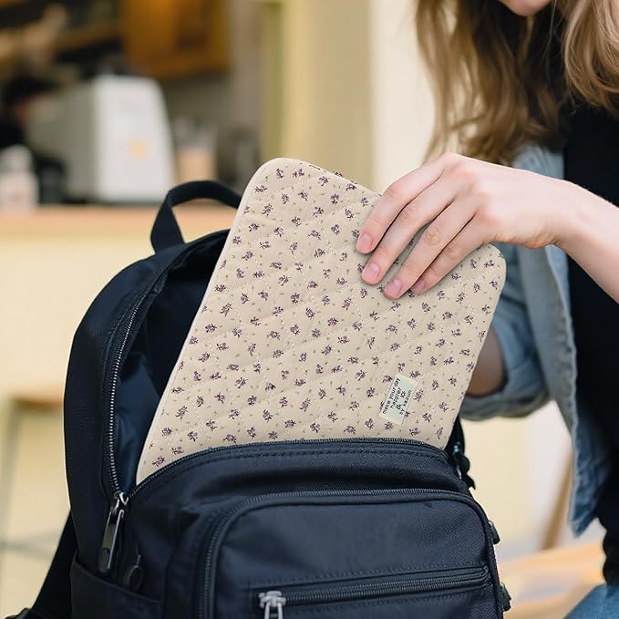 Puffy Laptop Sleeve 13-15.6 Inch Cute Quilted Laptop Protective Case Padded - Image 5