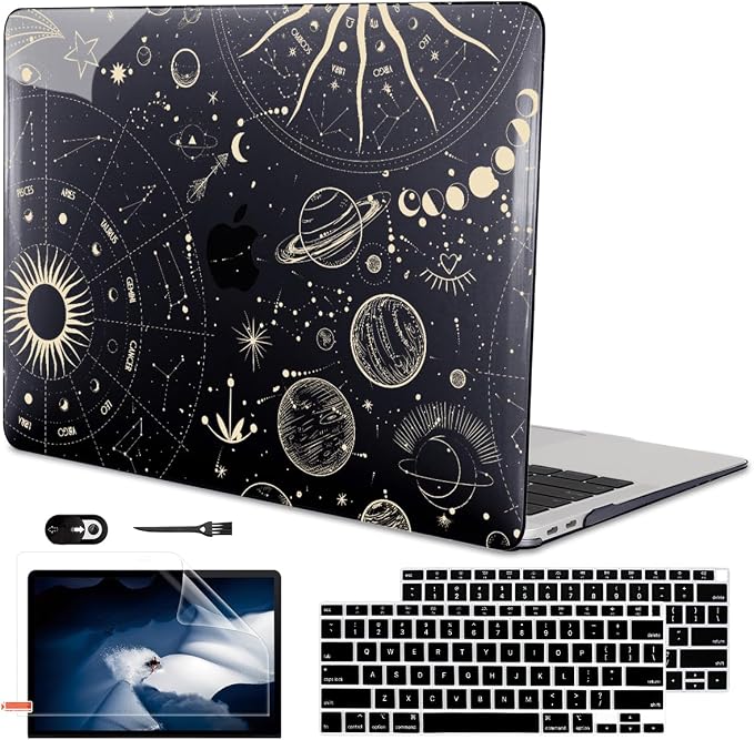 for MacBook Air 13 inch M1 Case 2021 2020 2019 2018 by LCMOCICO