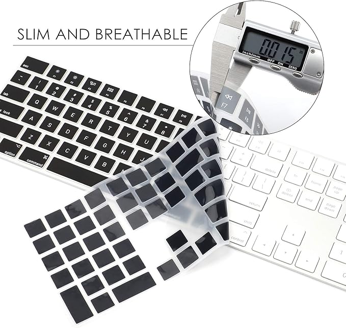 Allinside Black Cover for Apple iMac Magic Keyboard - Image 4