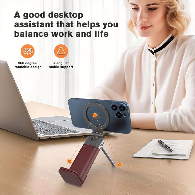 Airplane Phone Holder Mount, 360° Adjustable Hands-Free Mount, Flying Desk Home - Image 2