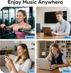 Wired Earbuds with Microphone 5 Pack, in-Ear Headphones with Heavy Bass - Image 7