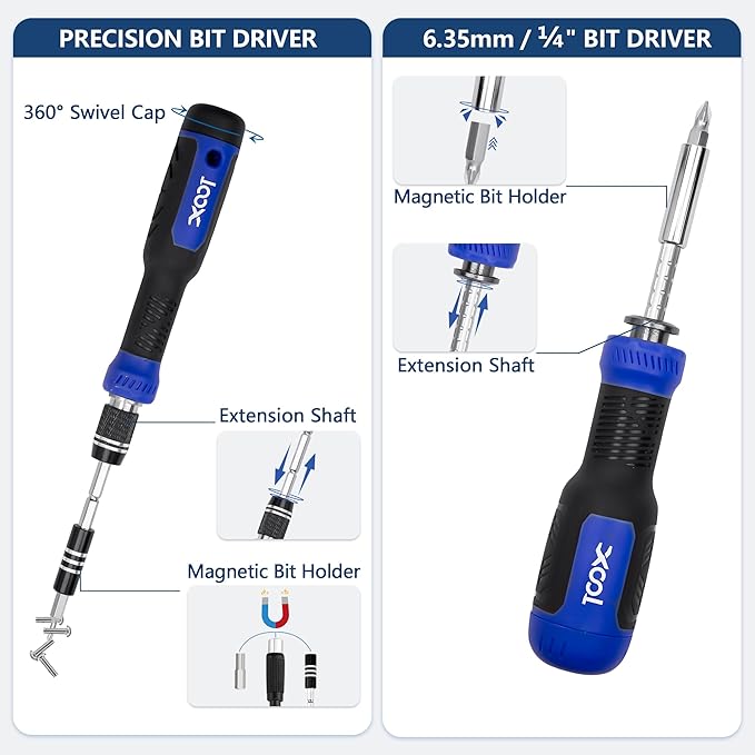 XOOL 200 in 1 Precision Screwdriver Kit, Electronics Repair Tool Magnetic - Image 5