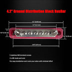 2 x #10 Studs Power Distribution Block - Image 3