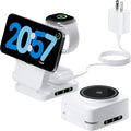 【2025 Upgraded】 Wireless Charger 3 in 1, Foldable Wireless Charging Station by AchievingARefinedLife